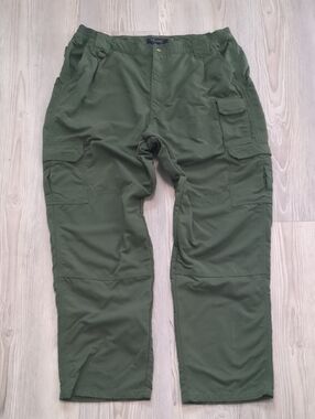 5.11 38/32 Olive Green Men's Tactical Series Cargo Pants Nylon Pockets Zipper